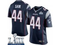 Game Men's Christian Sam New England Patriots Nike Team Color Super Bowl LIII Jersey - Navy Blue