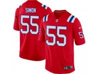 Game Men's John Simon New England Patriots Nike Alternate Jersey - Red