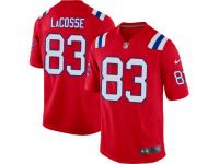 Game Men's Matt LaCosse New England Patriots Nike Alternate Jersey - Red