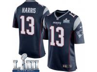 Game Men's Maurice Harris New England Patriots Nike Team Color Super Bowl LIII Jersey - Navy Blue