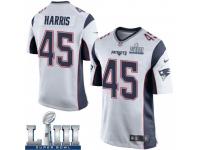 Game Men's Trent Harris New England Patriots Nike Super Bowl LIII Jersey - White