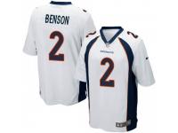 Game Men's Trinity Benson Denver Broncos Nike Jersey - White