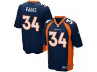 Game Men's Will Parks Denver Broncos Nike Alternate Jersey - Navy Blue