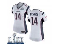 Game Women's Braxton Berrios New England Patriots Nike Super Bowl LIII Jersey - White