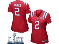 Game Women's Brian Hoyer New England Patriots Nike Alternate Super Bowl LIII Jersey - Red