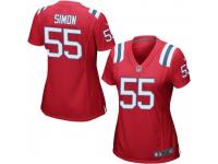 Game Women's John Simon New England Patriots Nike Alternate Jersey - Red