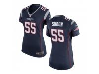 Game Women's John Simon New England Patriots Nike Team Color Jersey - Navy Blue