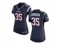 Game Women's Keion Crossen New England Patriots Nike Team Color Jersey - Navy Blue