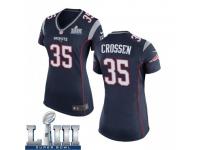 Game Women's Keion Crossen New England Patriots Nike Team Color Super Bowl LIII Jersey - Navy Blue