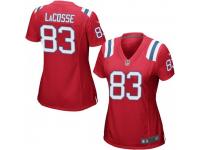 Game Women's Matt LaCosse New England Patriots Nike Alternate Jersey - Red