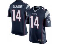 Game Youth Braxton Berrios New England Patriots Nike Team Color Jersey - Navy Blue