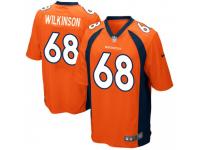 Game Youth Elijah Wilkinson Denver Broncos Nike Team Color Jersey - Orange