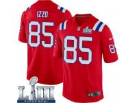 Game Youth Ryan Izzo New England Patriots Nike Alternate Super Bowl LIII Jersey - Red