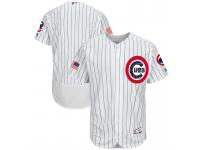 Independence Day Men Chicago Cubs White 2017 Stars & Stripes Flex Base Team Jersey