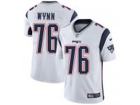 Isaiah Wynn Men's Limited White Jersey Nike NFL New England Patriots Vapor Untouchable Road #76