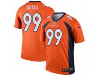 Legend Vapor Untouchable Men's Adam Gotsis Denver Broncos Nike Jersey - Orange