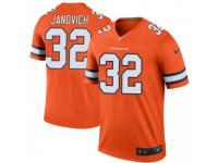 Legend Vapor Untouchable Men's Andy Janovich Denver Broncos Nike Color Rush Jersey - Orange