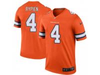 Legend Vapor Untouchable Men's Brett Rypien Denver Broncos Nike Color Rush Jersey - Orange