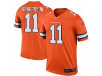 Legend Vapor Untouchable Men's Carlos Henderson Denver Broncos Nike Color Rush Jersey - Orange