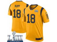 Legend Vapor Untouchable Men's Cooper Kupp Los Angeles Rams Nike Color Rush Super Bowl LIII Bound Jersey - Gold