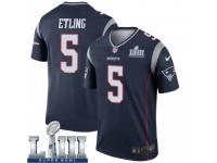 Legend Vapor Untouchable Men's Danny Etling New England Patriots Nike Super Bowl LIII Jersey - Navy