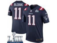 Legend Vapor Untouchable Men's Drew Bledsoe New England Patriots Nike Color Rush Super Bowl LIII Jersey - Navy