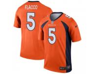 Legend Vapor Untouchable Men's Joe Flacco Denver Broncos Nike Jersey - Orange