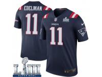 Legend Vapor Untouchable Men's Julian Edelman New England Patriots Nike Color Rush Super Bowl LIII Jersey - Navy