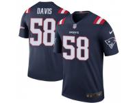 Legend Vapor Untouchable Men's Keionta Davis New England Patriots Nike Color Rush Jersey - Navy