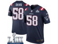 Legend Vapor Untouchable Men's Keionta Davis New England Patriots Nike Color Rush Super Bowl LIII Jersey - Navy