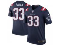 Legend Vapor Untouchable Men's Kevin Faulk New England Patriots Nike Color Rush Jersey - Navy