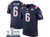 Legend Vapor Untouchable Men's Ryan Allen New England Patriots Nike Color Rush Super Bowl LIII Jersey - Navy