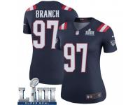 Legend Vapor Untouchable Women's Alan Branch New England Patriots Nike Color Rush Super Bowl LIII Jersey - Navy