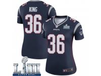 Legend Vapor Untouchable Women's Brandon King New England Patriots Nike Super Bowl LIII Jersey - Navy