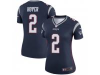 Legend Vapor Untouchable Women's Brian Hoyer New England Patriots Nike Jersey - Navy