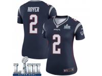 Legend Vapor Untouchable Women's Brian Hoyer New England Patriots Nike Super Bowl LIII Jersey - Navy