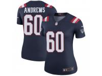 Legend Vapor Untouchable Women's David Andrews New England Patriots Nike Color Rush Jersey - Navy