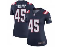 Legend Vapor Untouchable Women's Donald Trump New England Patriots Nike Color Rush Jersey - Navy