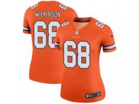 Legend Vapor Untouchable Women's Elijah Wilkinson Denver Broncos Nike Color Rush Jersey - Orange