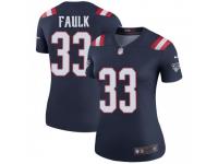 Legend Vapor Untouchable Women's Kevin Faulk New England Patriots Nike Color Rush Jersey - Navy