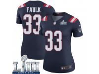 Legend Vapor Untouchable Women's Kevin Faulk New England Patriots Nike Color Rush Super Bowl LIII Jersey - Navy