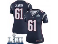 Legend Vapor Untouchable Women's Marcus Cannon New England Patriots Nike Super Bowl LIII Jersey - Navy