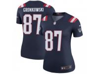 Legend Vapor Untouchable Women's Rob Gronkowski New England Patriots Nike Color Rush Jersey - Navy