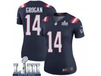 Legend Vapor Untouchable Women's Steve Grogan New England Patriots Nike Color Rush Super Bowl LIII Jersey - Navy