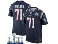 Legend Vapor Untouchable Youth Danny Shelton New England Patriots Nike Super Bowl LIII Jersey - Navy