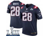 Legend Vapor Untouchable Youth James White New England Patriots Nike Color Rush Navy Super Bowl LIII Jersey - White