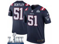 Legend Vapor Untouchable Youth Ja'Whaun Bentley New England Patriots Nike Color Rush Super Bowl LIII Jersey - Navy