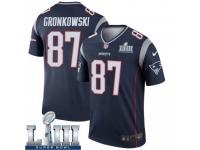 Legend Vapor Untouchable Youth Rob Gronkowski New England Patriots Nike Super Bowl LIII Jersey - Navy