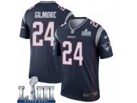 Legend Vapor Untouchable Youth Stephon Gilmore New England Patriots Nike Super Bowl LIII Jersey - Navy