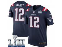 Legend Vapor Untouchable Youth Tom Brady New England Patriots Nike Color Rush Super Bowl LIII Jersey - Navy